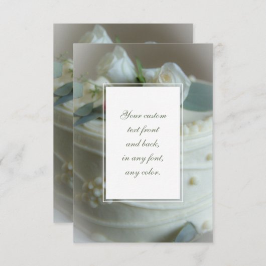 Hochzeitstorte (Vorne/Hinten)