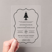 Hochzeitstorte Acryleinladungen (Insitu (Handheld))