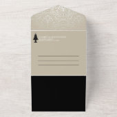 Hochzeitstorte All In One Einladung (Außenbereich)