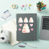 Hochzeitstorte-Aufkleber Aufkleber (iPad Hülle)