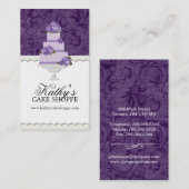 Hochzeitstorte-Bäckerei-Visitenkarten Visitenkarte (Vorne/Hinten)