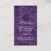 Hochzeitstorte-Bäckerei-Visitenkarten Visitenkarte (Rückseite)