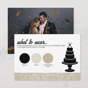 Hochzeitstorte Begleitkarte
