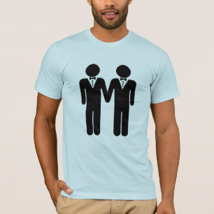 Hochzeitstorte-Dekoration für Schwule Männer -.png T-Shirt