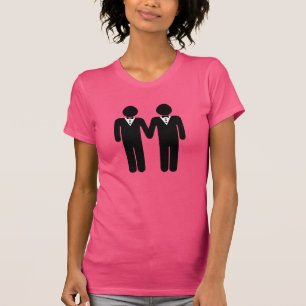 Hochzeitstorte-Dekoration für Schwule Männer -.png T-Shirt