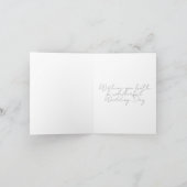 Hochzeitstorte Design Herr und Frau Karte (Innenseite)