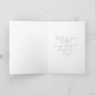 Hochzeitstorte Design Herr und Frau Karte