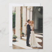 Hochzeitstorte Einladung (Rückseite)