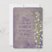 Hochzeitstorte Einladung (Vorderseite)