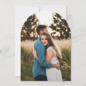 Hochzeitstorte Einladung (Rückseite)