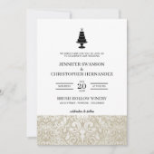 Hochzeitstorte Einladung (Vorderseite)