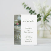 Hochzeitstorte Einladung (Stehend Vorderseite)