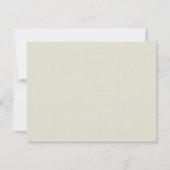 Hochzeitstorte/Empfang-Karte Einladung (Rückseite)