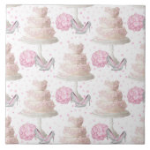 Hochzeitstorte Fliese (Vorderseite)