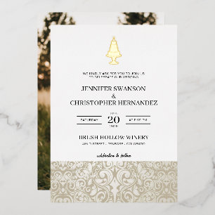 Hochzeitstorte Folieneinladung