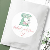 Hochzeitstorte Geschäft Dankeschön Aufkleber