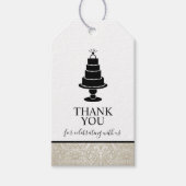 Hochzeitstorte Geschenkanhänger (Vorderseite)