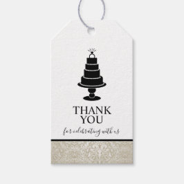 Hochzeitstorte Geschenkanhänger