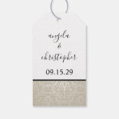 Hochzeitstorte Geschenkanhänger (Rückseite)