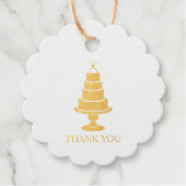 Hochzeitstorte Geschenkanhänger (Vorderseite)