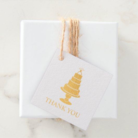 Hochzeitstorte Geschenkanhänger (Mit Box)