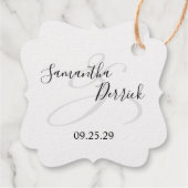 Hochzeitstorte Geschenkanhänger (Rückseite)