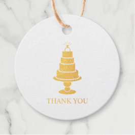 Hochzeitstorte Geschenkanhänger