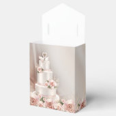 Hochzeitstorte Geschenkschachtel (Geöffnet)
