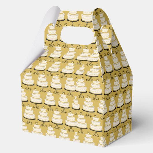 Hochzeitstorte Geschenkschachtel (Rückseite)