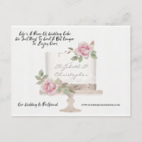 Hochzeitstorte - Gewitterter Wechsel des Datums ve