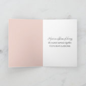 Hochzeitstorte Gratulationen Karte (Innenseite)