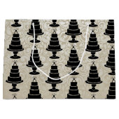 Hochzeitstorte Große Geschenktüte (Vorderseite)