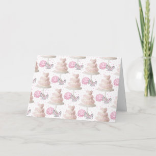 Hochzeitstorte Grußkarte (Leere) Karte