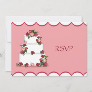 Hochzeitstorte Hochzeitsempfang RSVP Einladung