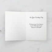 Hochzeitstorte Karte (Innenseite)