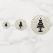 Hochzeitstorte Konfetti (Rückseiten)