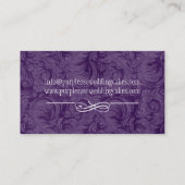 Hochzeitstorte-Künstler-Visitenkarten Visitenkarte (Rückseite)