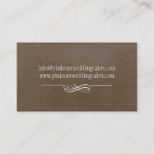 Hochzeitstorte-Künstler-Visitenkarten Visitenkarte (Rückseite)