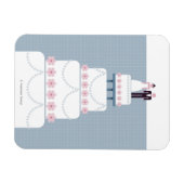 Hochzeitstorte Magnet (Horizontal)