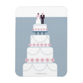 Hochzeitstorte Magnet (Vertikal)