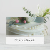 Hochzeitstorte Menükarte (Stehend Vorderseite)