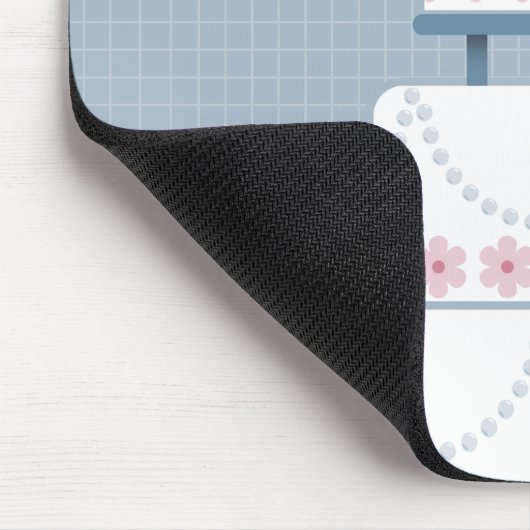 Hochzeitstorte Mousepad (Ecke)