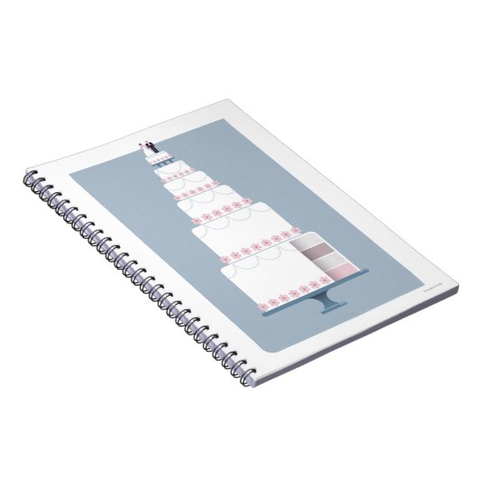 Hochzeitstorte Notizblock (Rechte Seite)