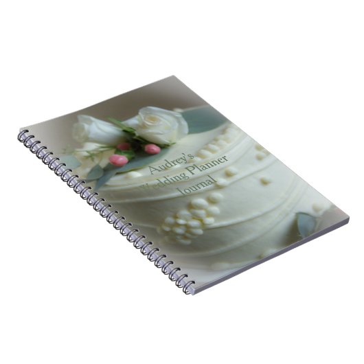 Hochzeitstorte Notizblock (Rechte Seite)