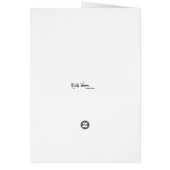 Hochzeitstorte nur verheiratete Karte (Hinten)