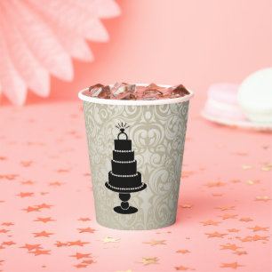 Hochzeitstorte Pappbecher