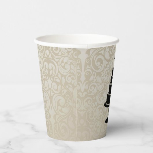 Hochzeitstorte Pappbecher (Rechts)