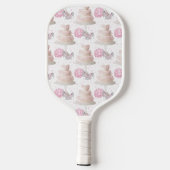 Hochzeitstorte Pickleball Schläger (Rückseite)
