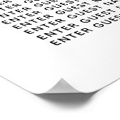 Hochzeitstorte Poster (Ecke)