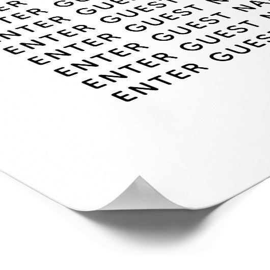 Hochzeitstorte Poster (Ecke)